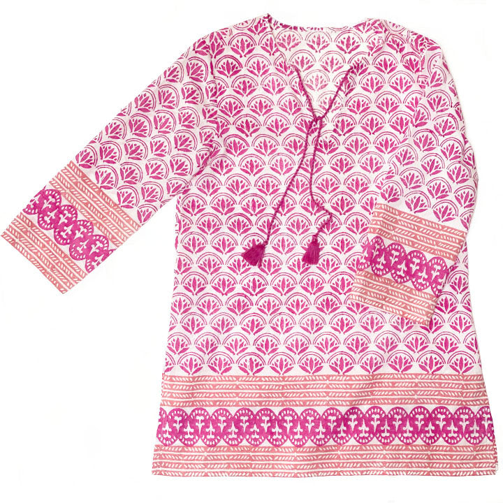 product image: 100% cotton voile floral printed tunic by sigrid olsen