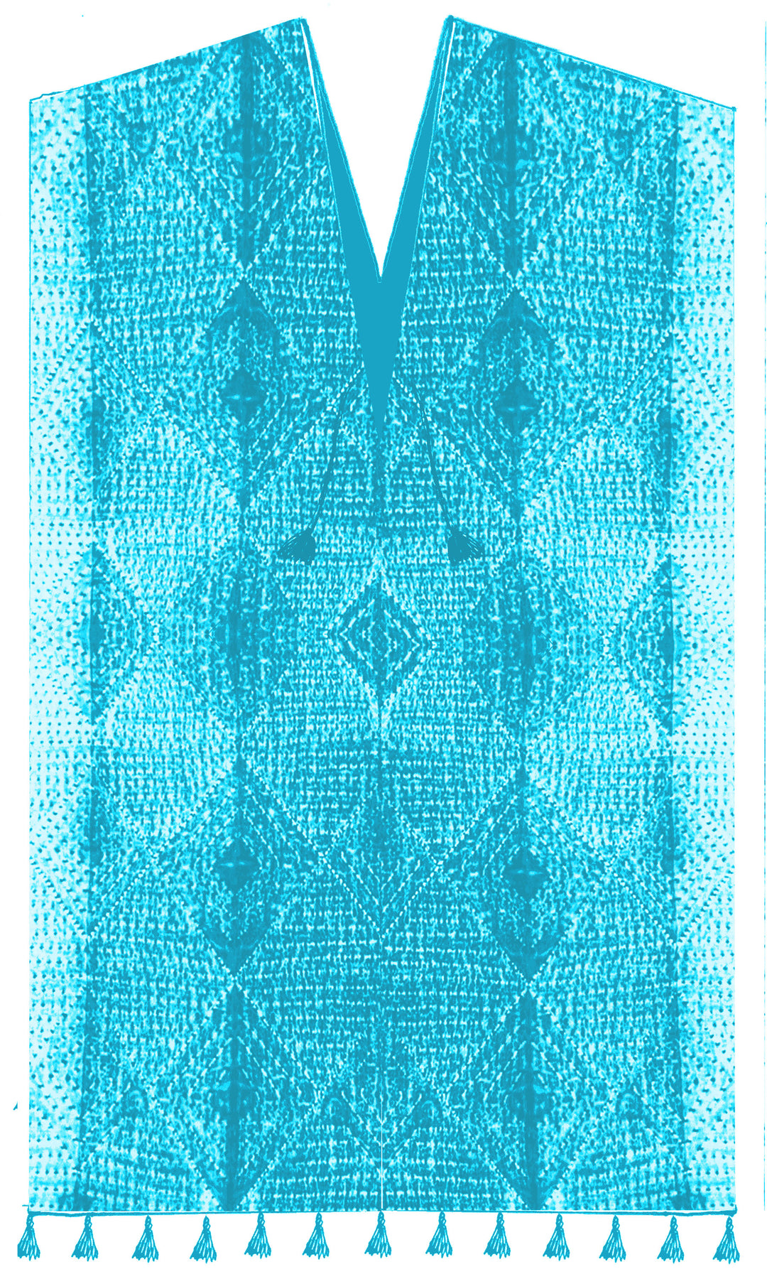 shibori kaftan bright blue by sigrid olsen