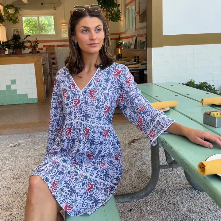 Moorea Dress | Nightingale Print