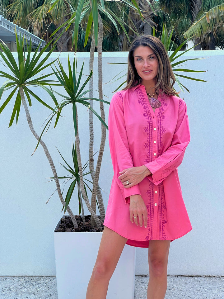 Sateen Shurta - Convertible Tunic Shirt