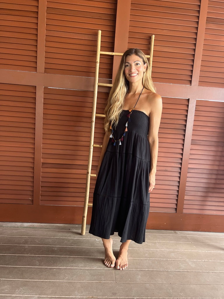 convertible maxi skirt dress Raven Solid Convertible Maxi Dress / Skirt JT Trading Post