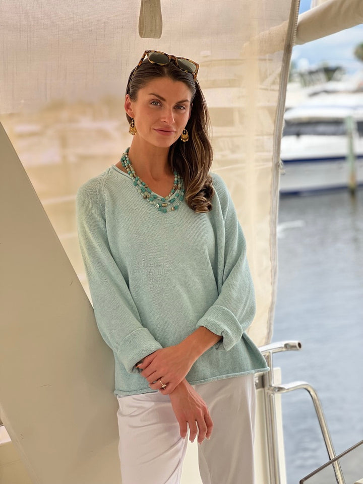 Salt Island Sweater | Sustainable Organic Cotton Pullover