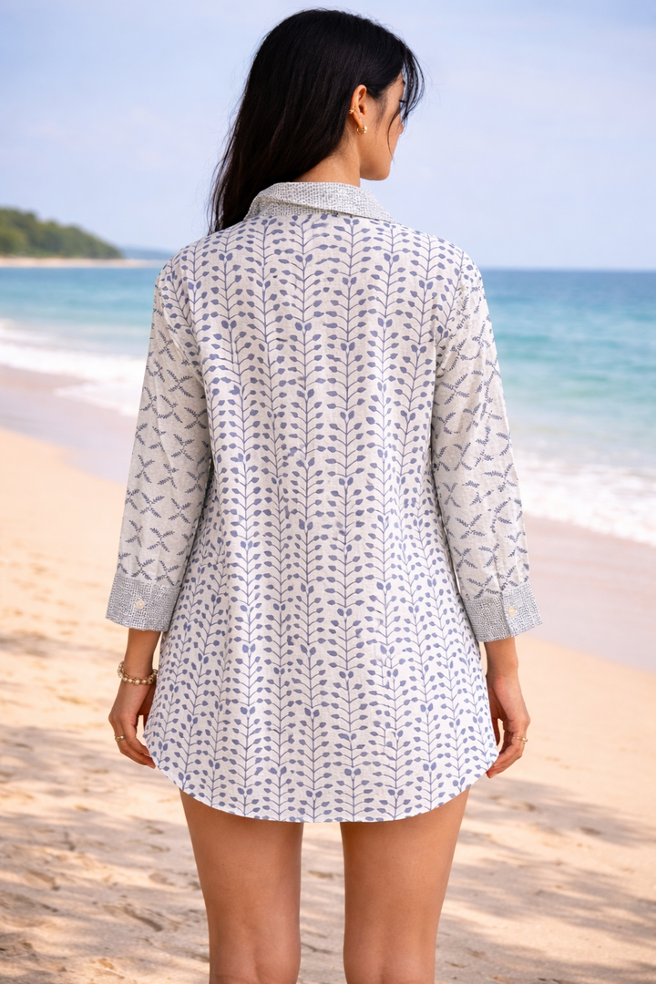 Boyfriend Shirt Mixed Prints