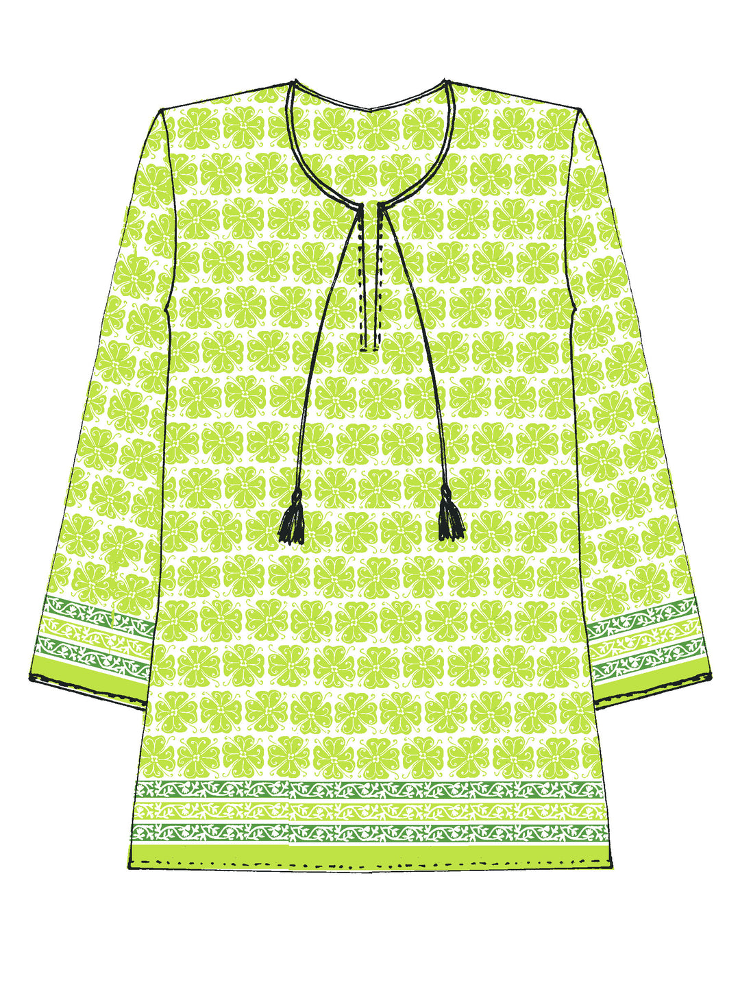 Aloha Print Tunic