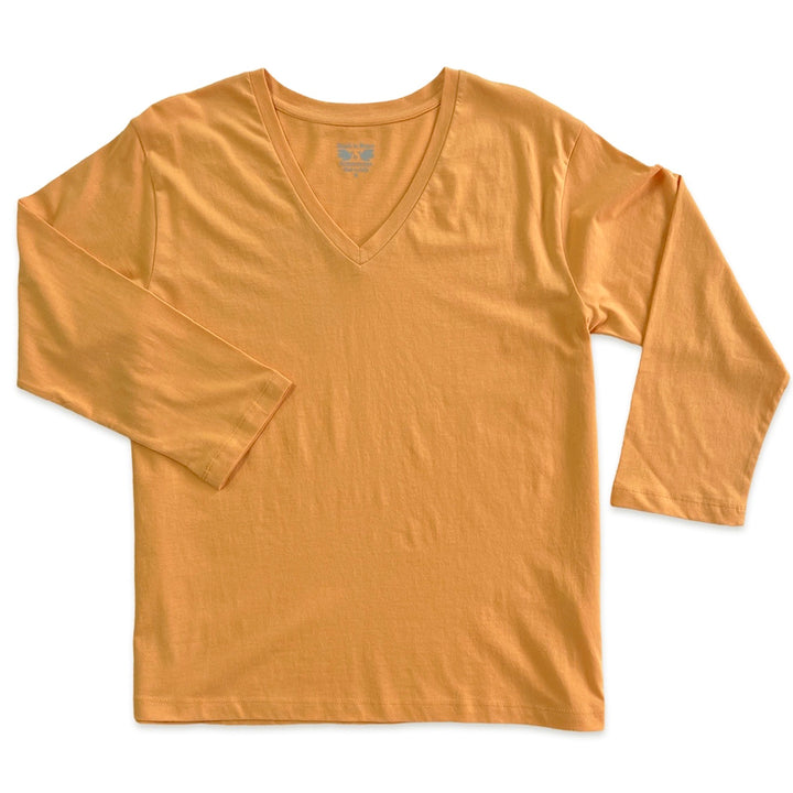 Bahama Vee Neck Tee | 3/4 Sleeves & 100% Cotton
