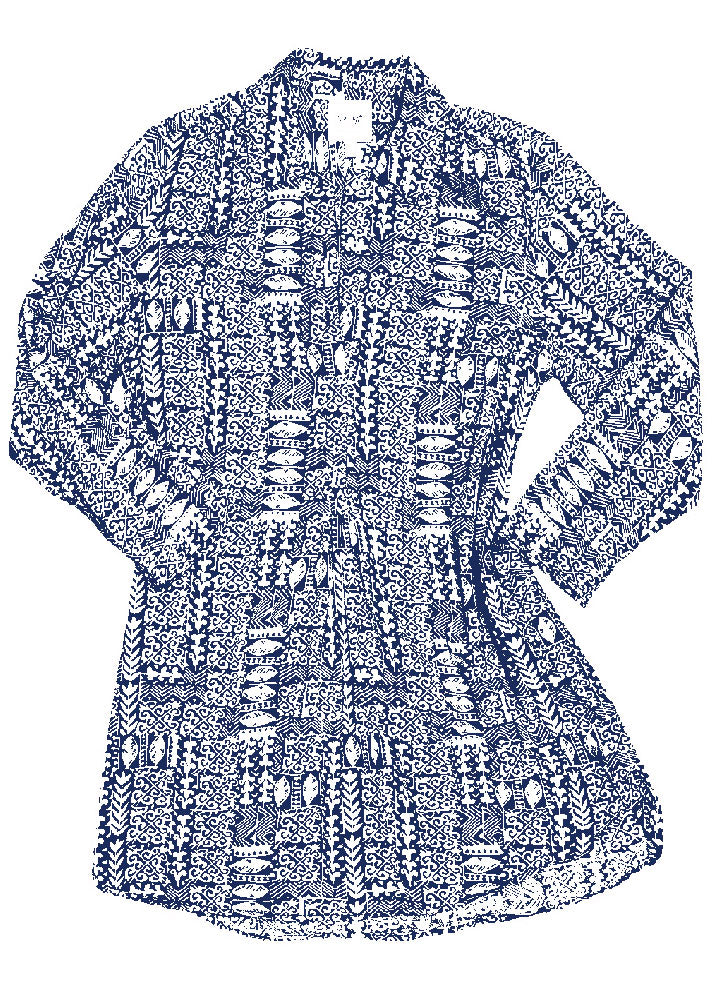 Sorrento Tunic-Island Pattern