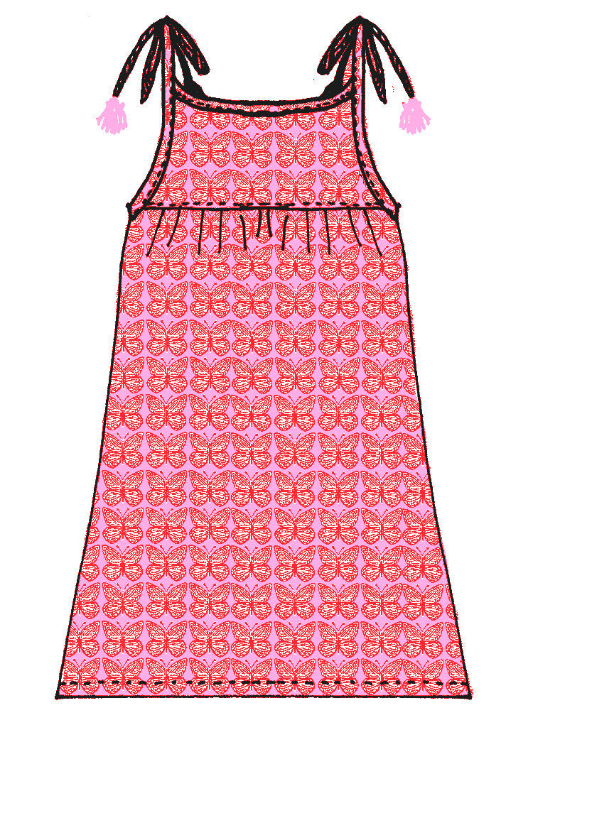 Girl's Butterfly Sun Dress