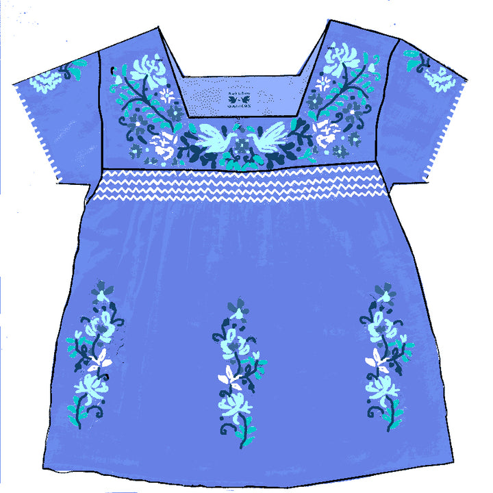 Luisa Blouse- multi embroidery