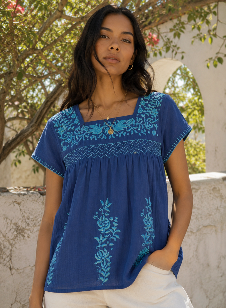 Embroidered Luisa Blouse
