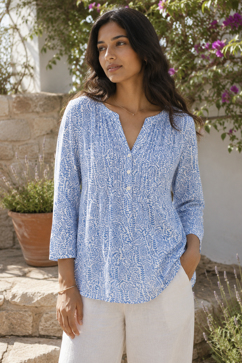 Primavera Print Lili Blouse