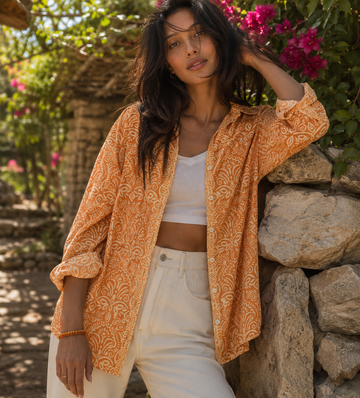 Artisan Shirt-Palazzo Print