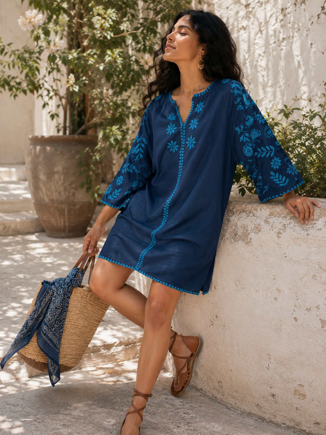 Merida Embroidered Dress