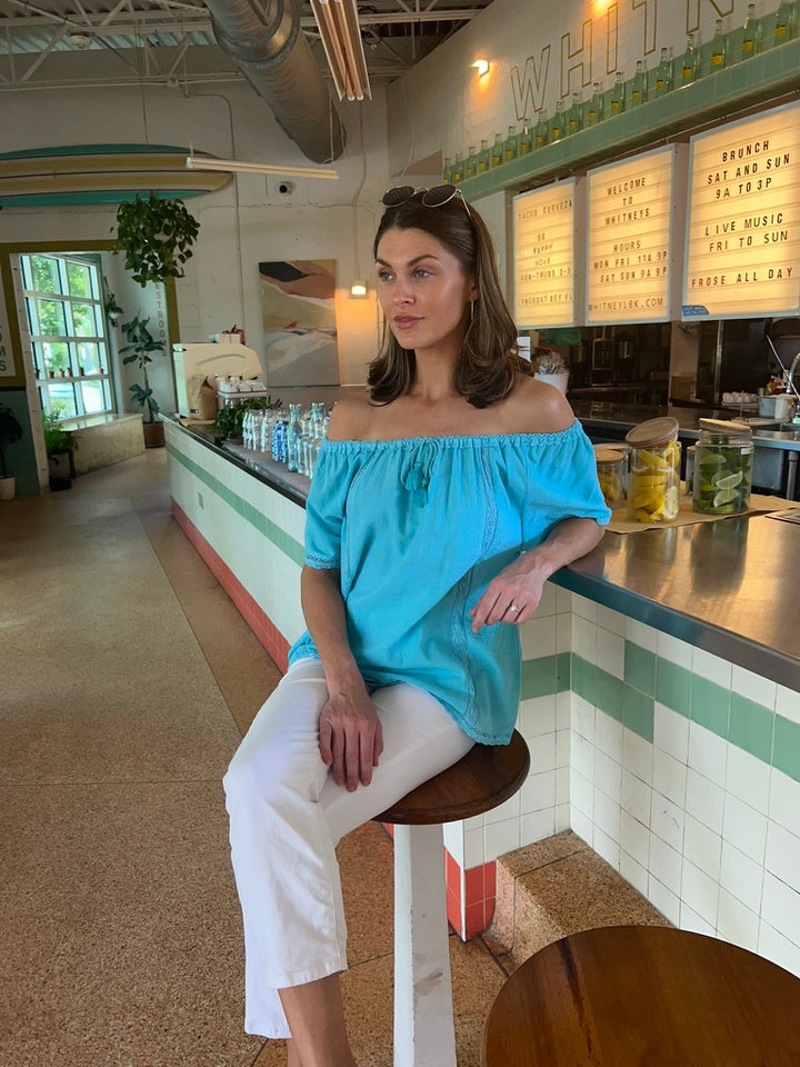 Bimini Blouse | Off-the-Shoulder & Cotton