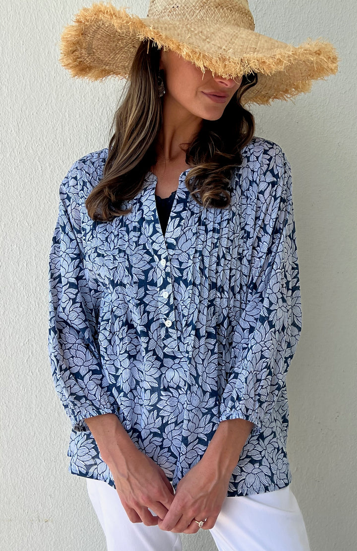 Lili Blouse | Kauai Flower Print