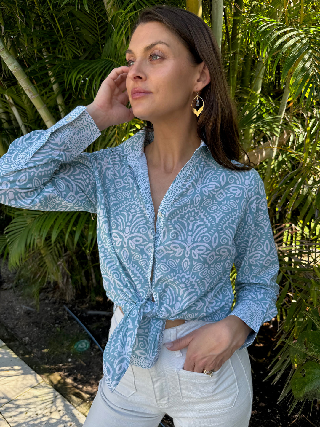 Artisan Shirt-Palazzo Print