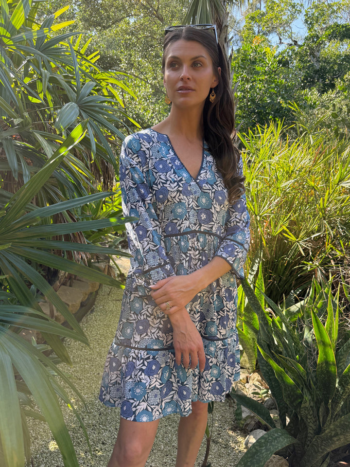 Moorea Dress-Poppy Print