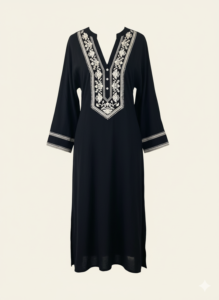 Sample Embroidered Maxi Dress