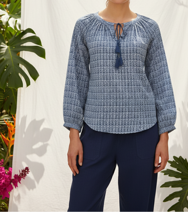 Anya Shirt Wildflower Print
