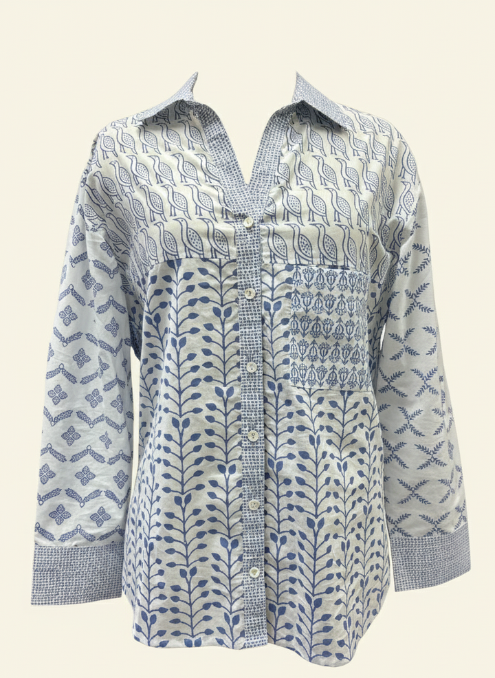 Multi-Pattern Artisan Shirt | Sample