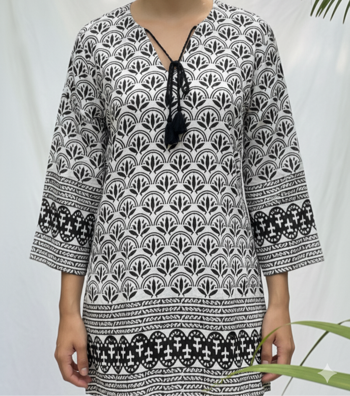 Sample Ananda Tunic – Lotus Print