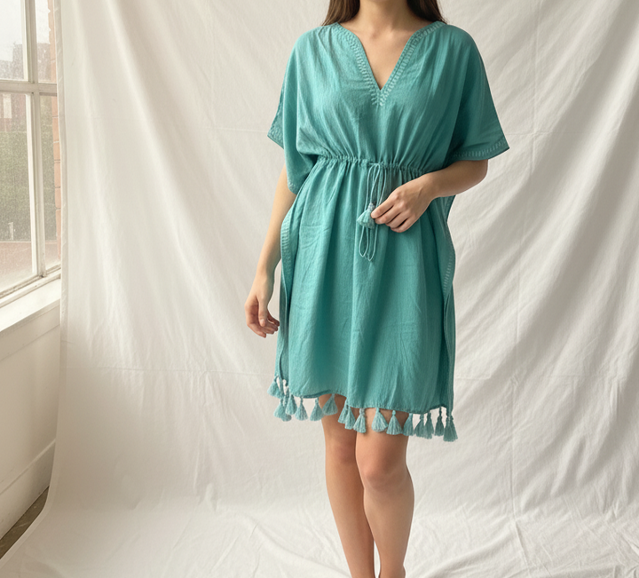 Sample Shanti Tassel Kaftan