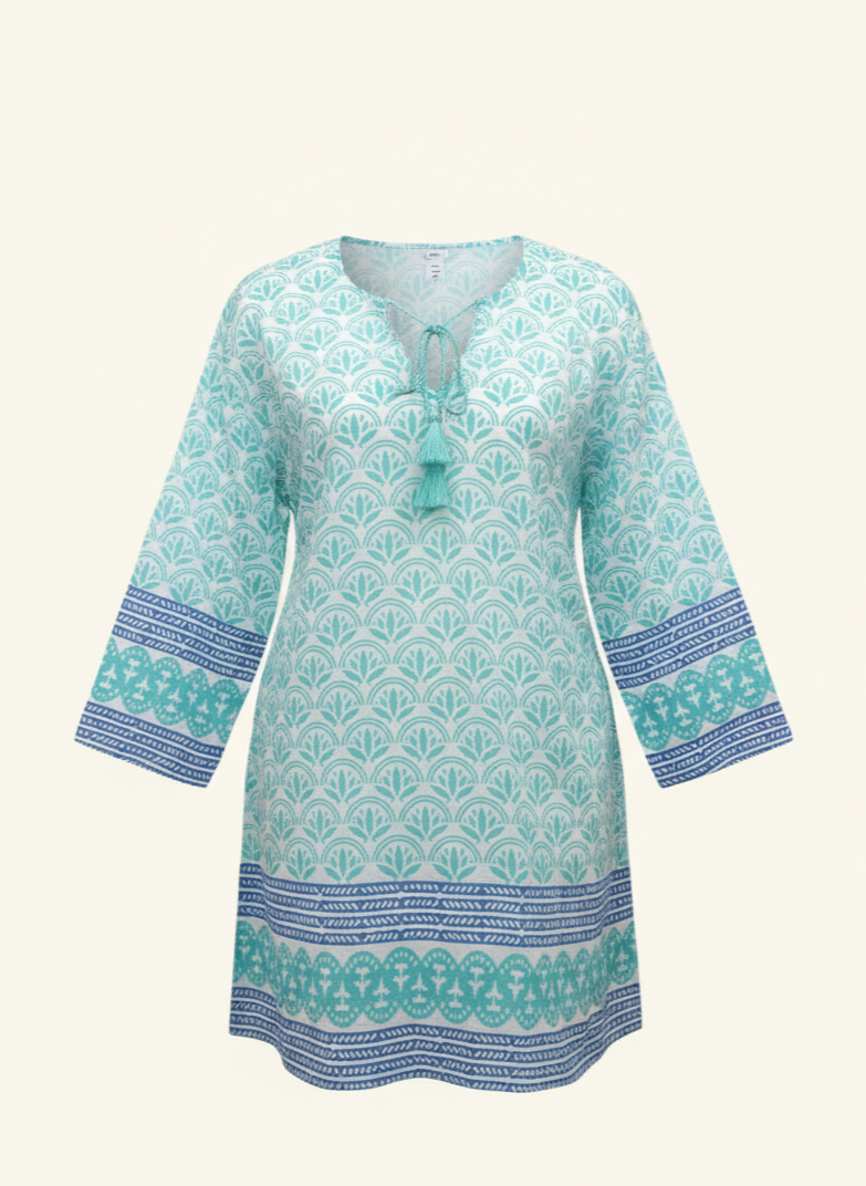 Sample Ananda Tunic – Lotus Print