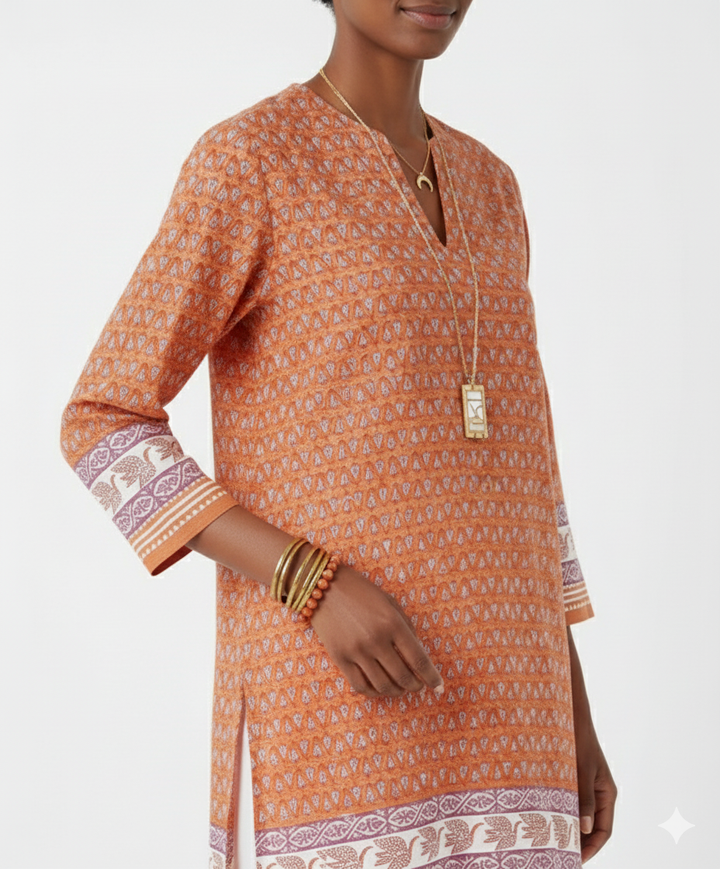 Karina Tunic | Sonoma Bird Print Beach Coverup & Tunic