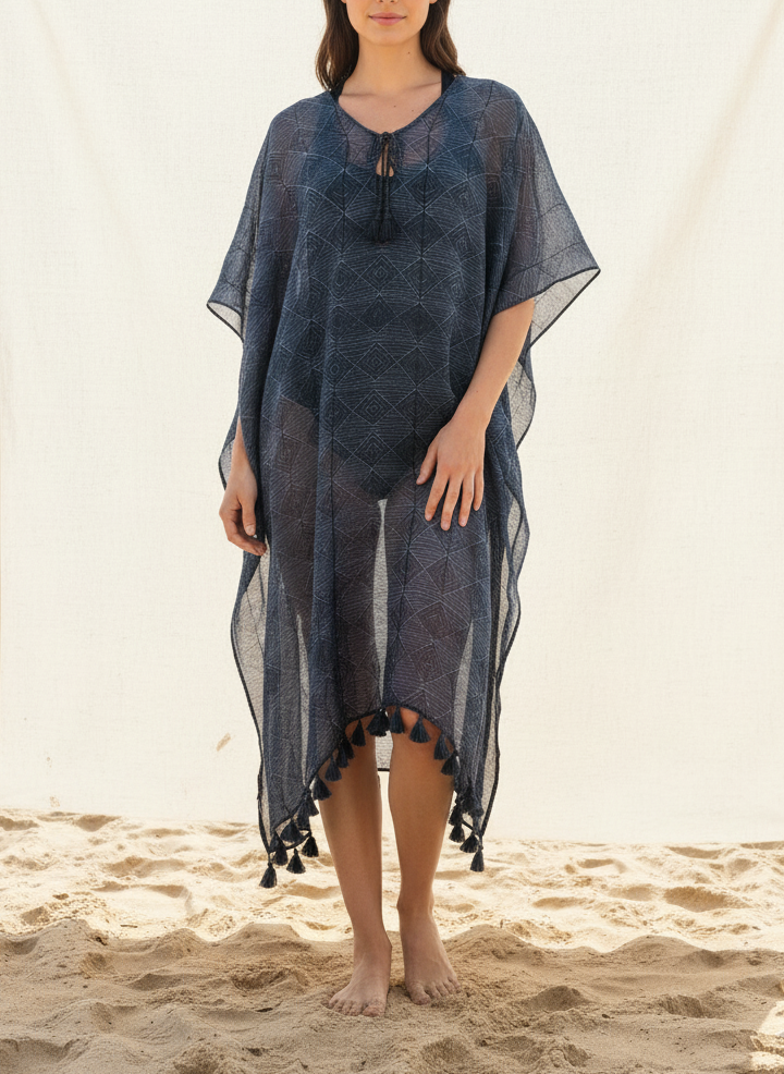 Aphrodite Shibori Kaftan | Sample