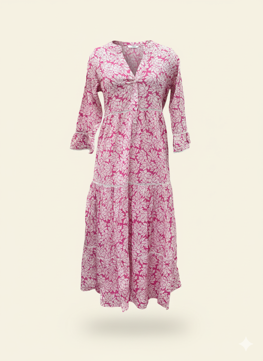 Sample Jamilla Dress in Kauai Flower