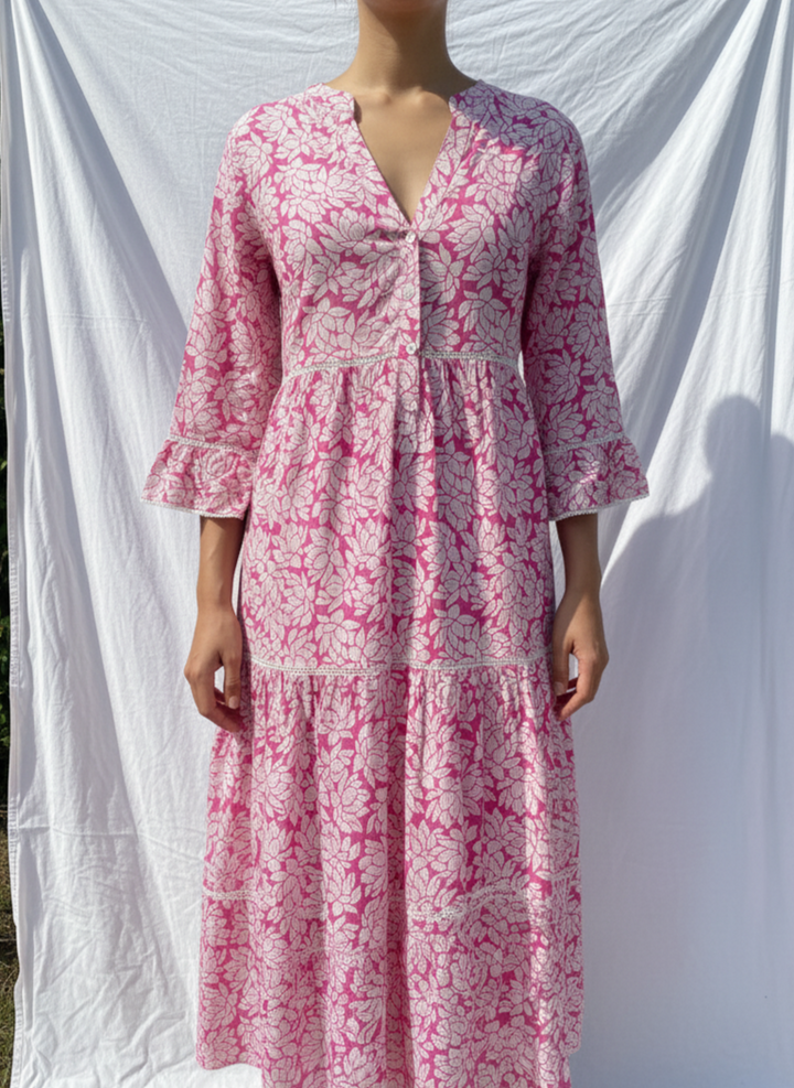 Sample Jamilla Dress in Kauai Flower