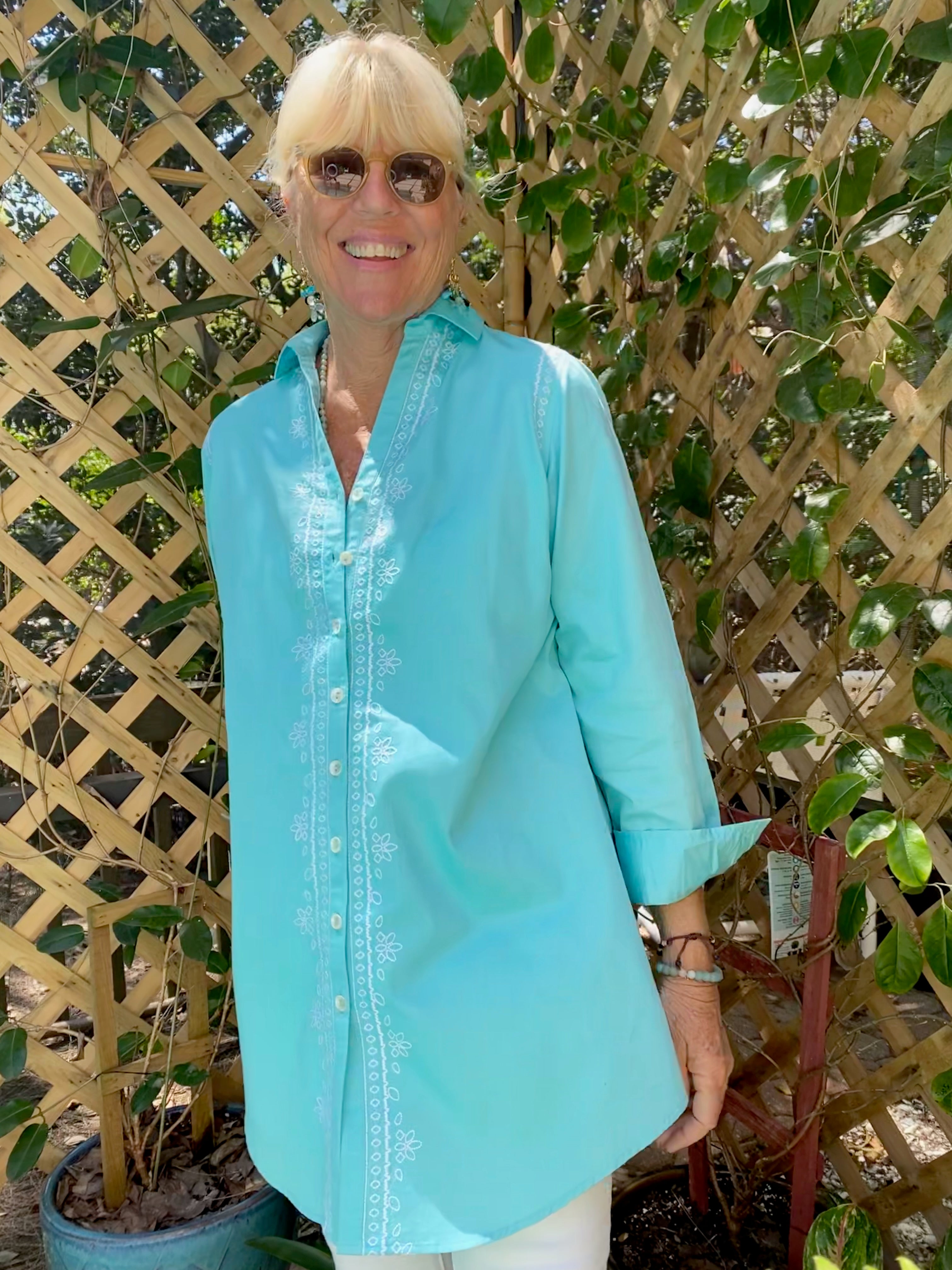 Sateen Shurta - Convertible Tunic Shirt – SIGRID OLSEN