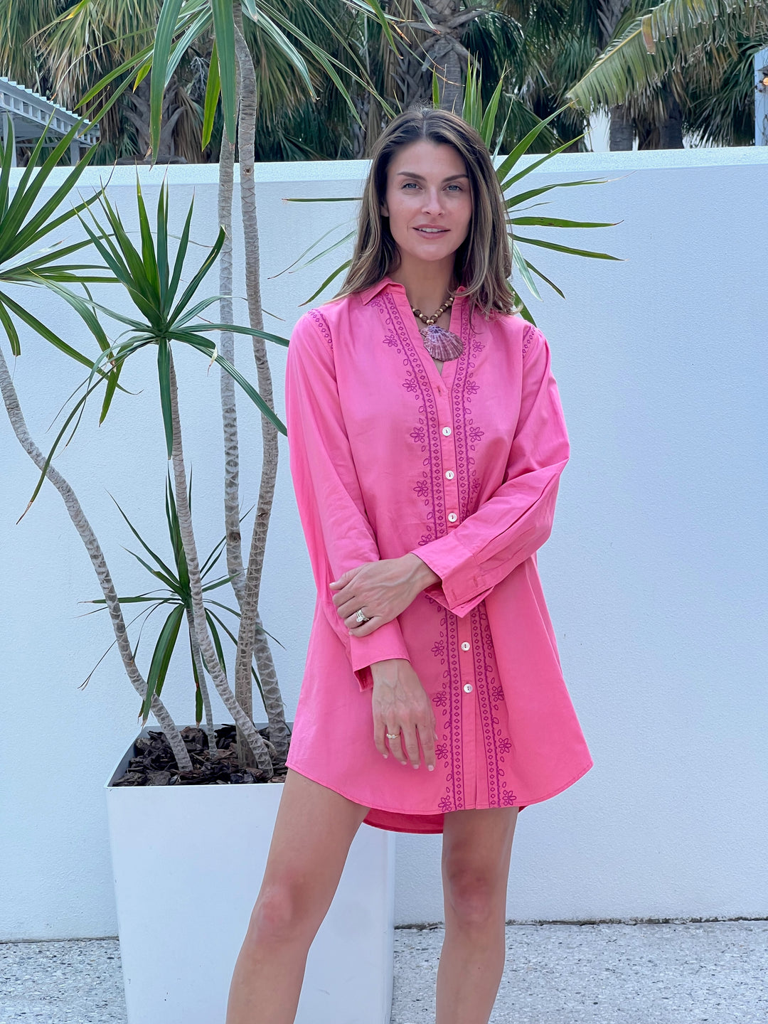 Sateen Shurta - Convertible Tunic Shirt