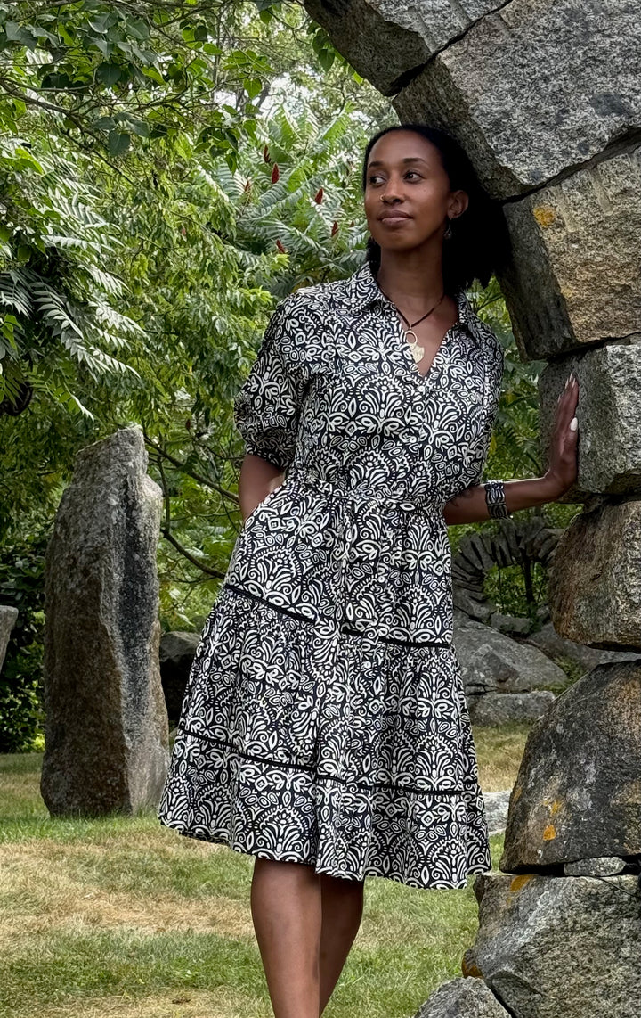 Pandora Dress- Palazzo Print