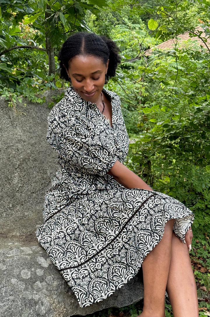 Pandora Dress- Palazzo Print