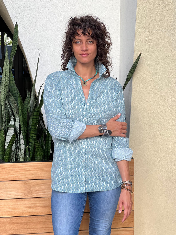Artisan Shirt | Blooms Print - Handcrafted Floral Design Shirt