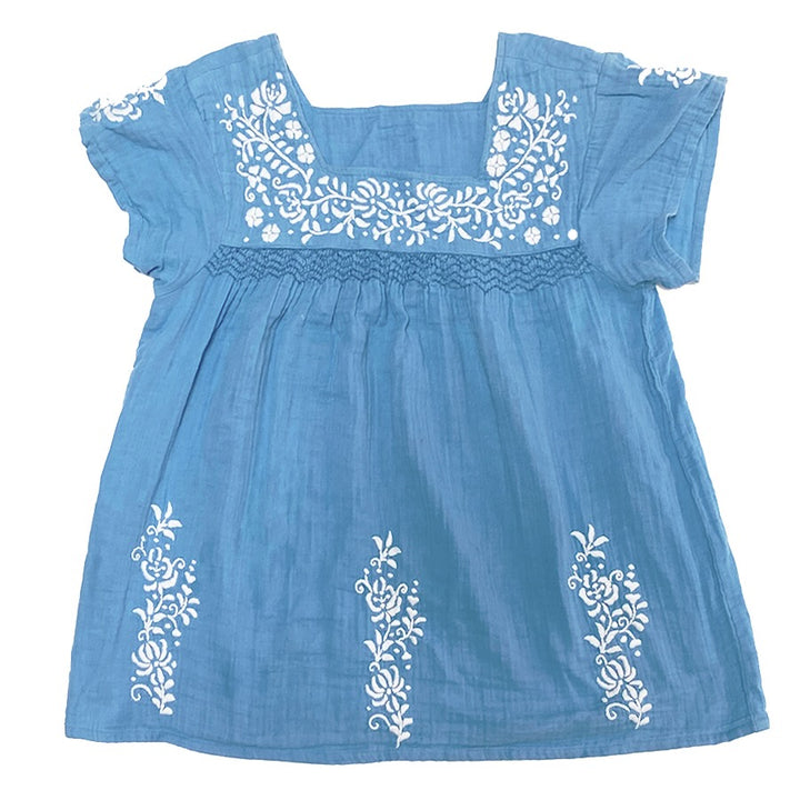 luisa blouse with blue and white by sigrid olsen