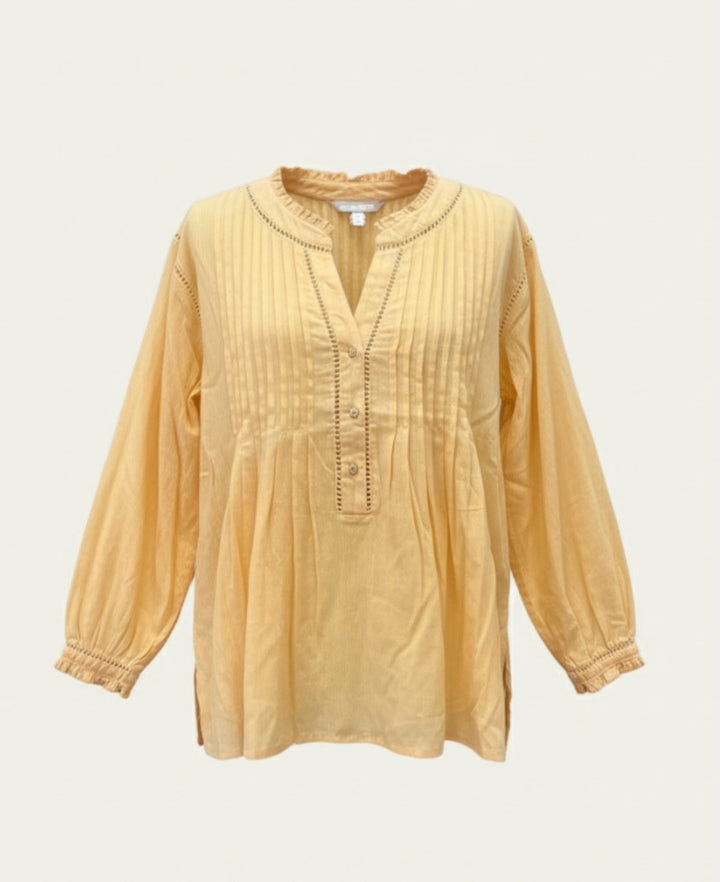 Sample Rochelle Blouse – Saffron