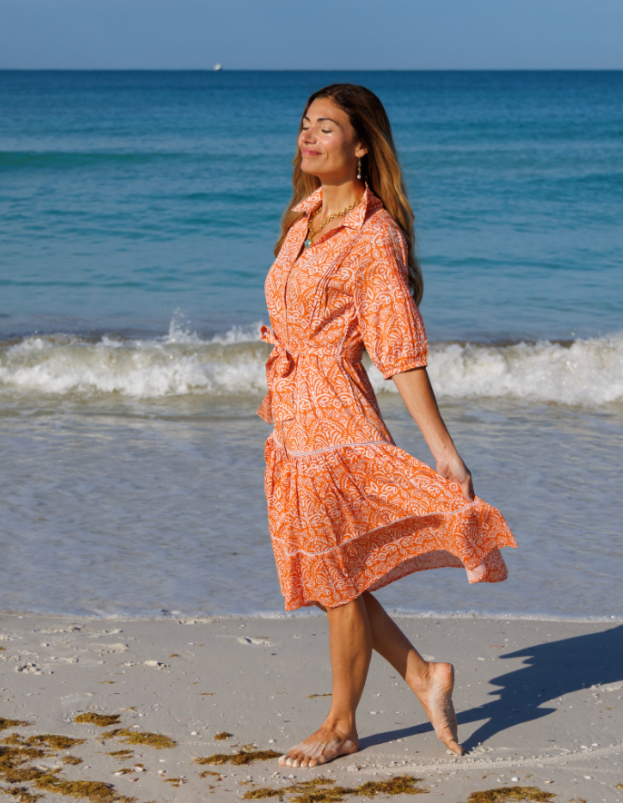 Pandora Dress- Palazzo Print
