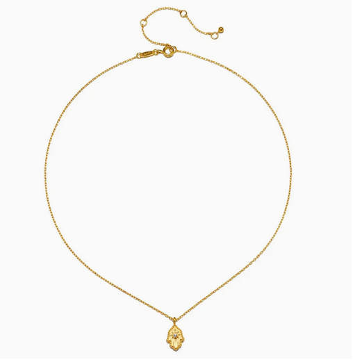 Gold Hamsa Necklace