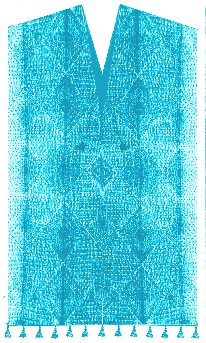 shibori kaftan bright blue by sigrid olsen 