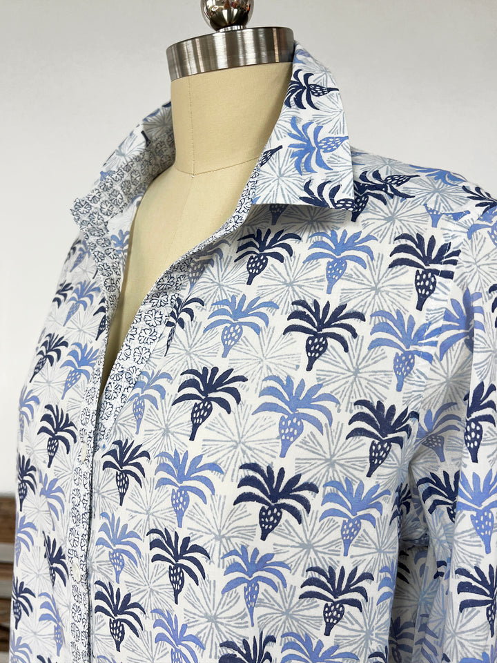 Artisan Shirt | Sunny Palms Print | Cotton