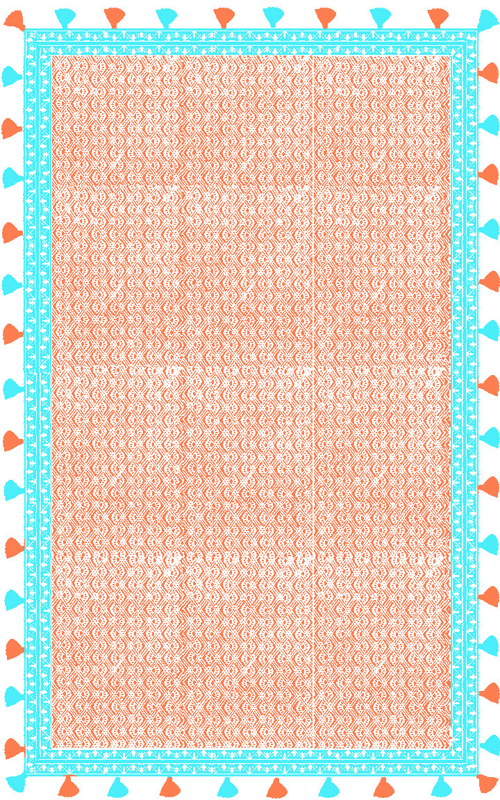 lightweight tassel cotton shawl pattern