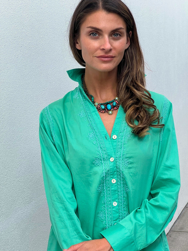 Sateen Shurta - Convertible Tunic Shirt