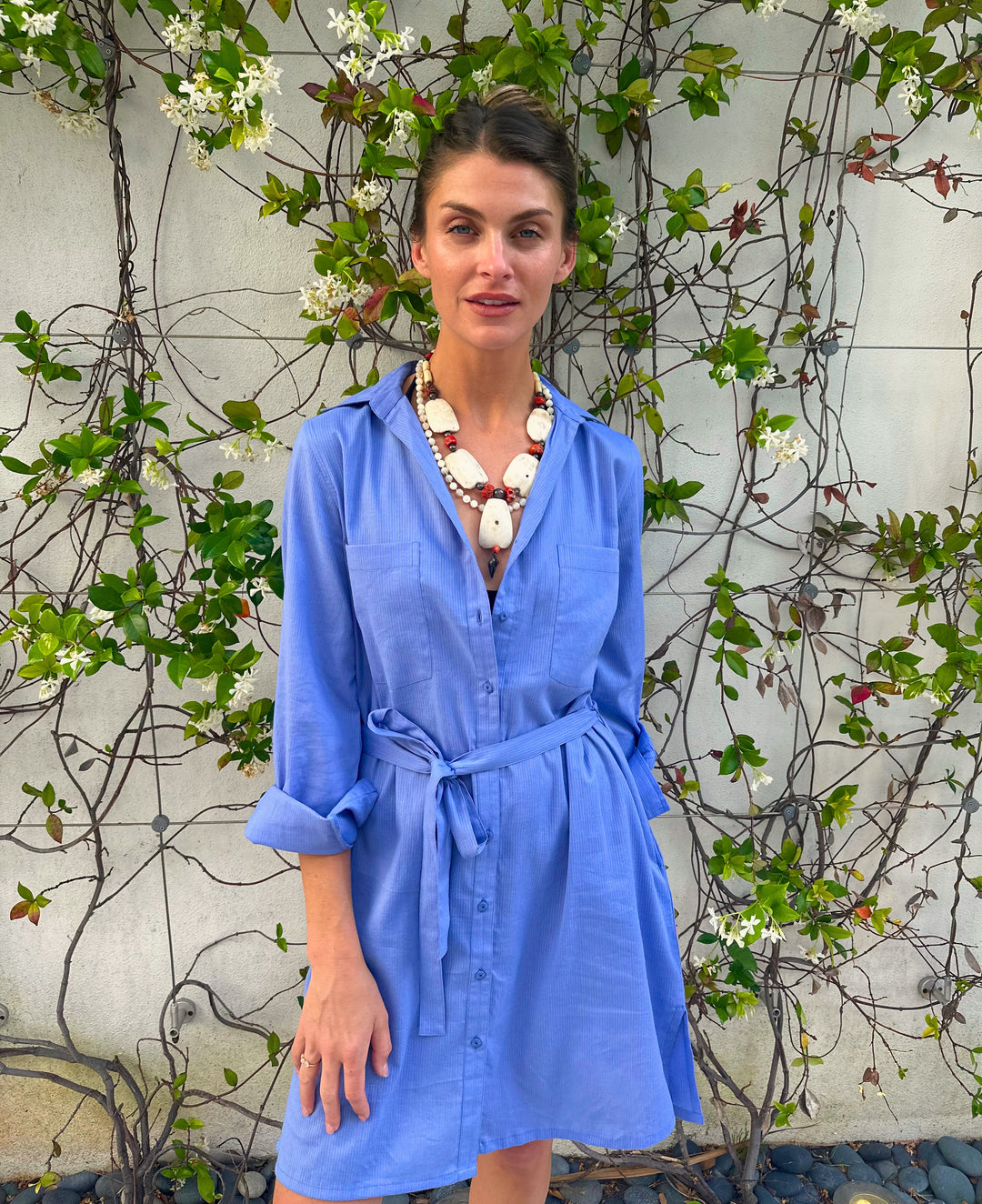 sigrid olsen linen dress Priya Shirtdress – SIGRID OLSEN