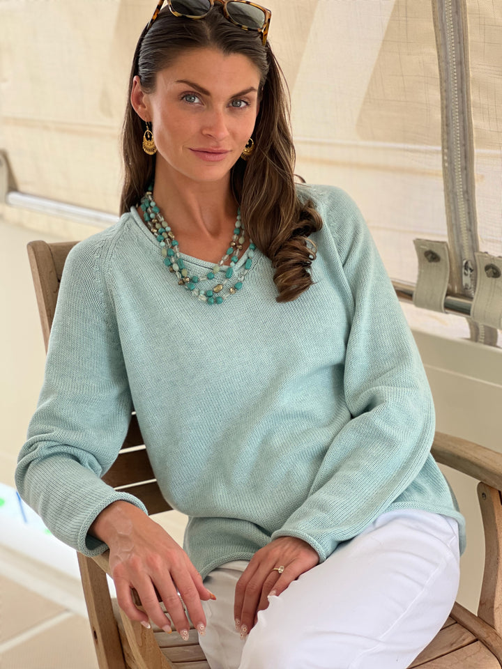 Salt Island Sweater | Sustainable Organic Cotton Pullover