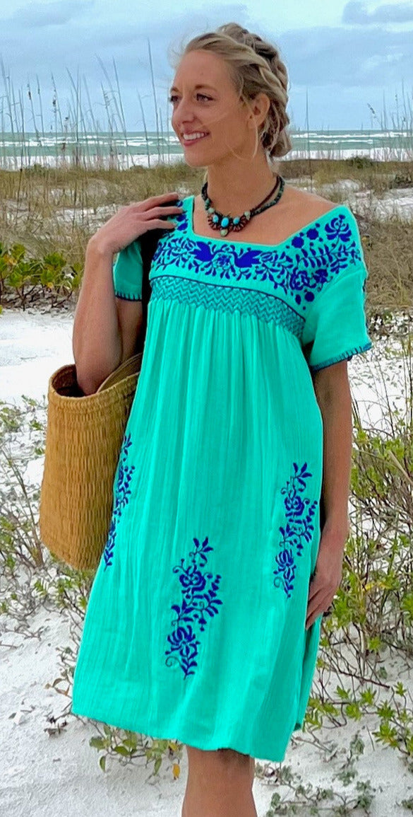maya embroidered dress Maya Floral Embroidery & Faux Button Front Maxi Dress Maya Deluxe