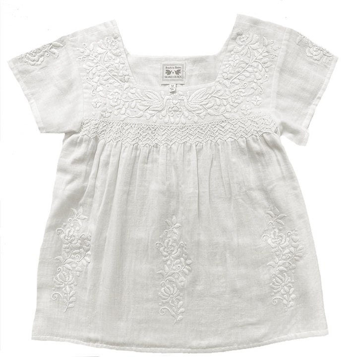 white tunic top by sigrid olsen