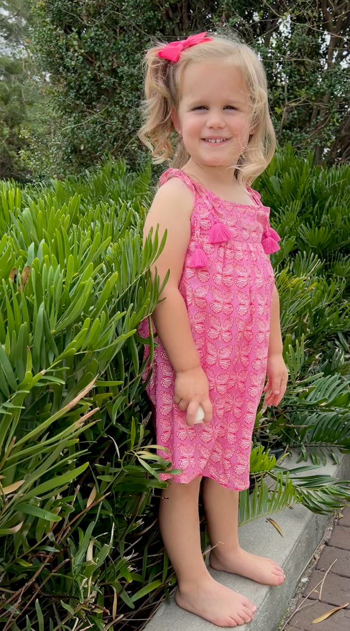 Girl's Butterfly Sun Dress