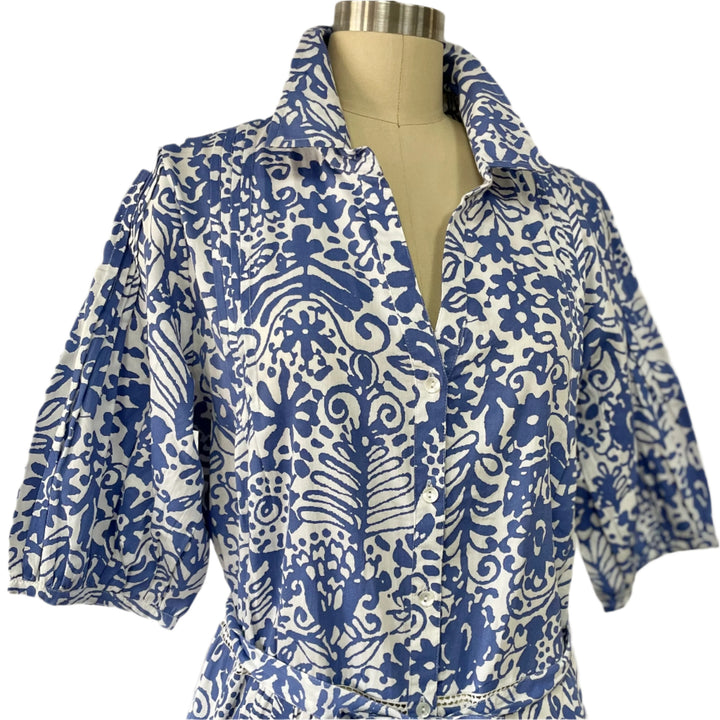 Pandora Dress | Tiered Dress in Bold Fiesta Print