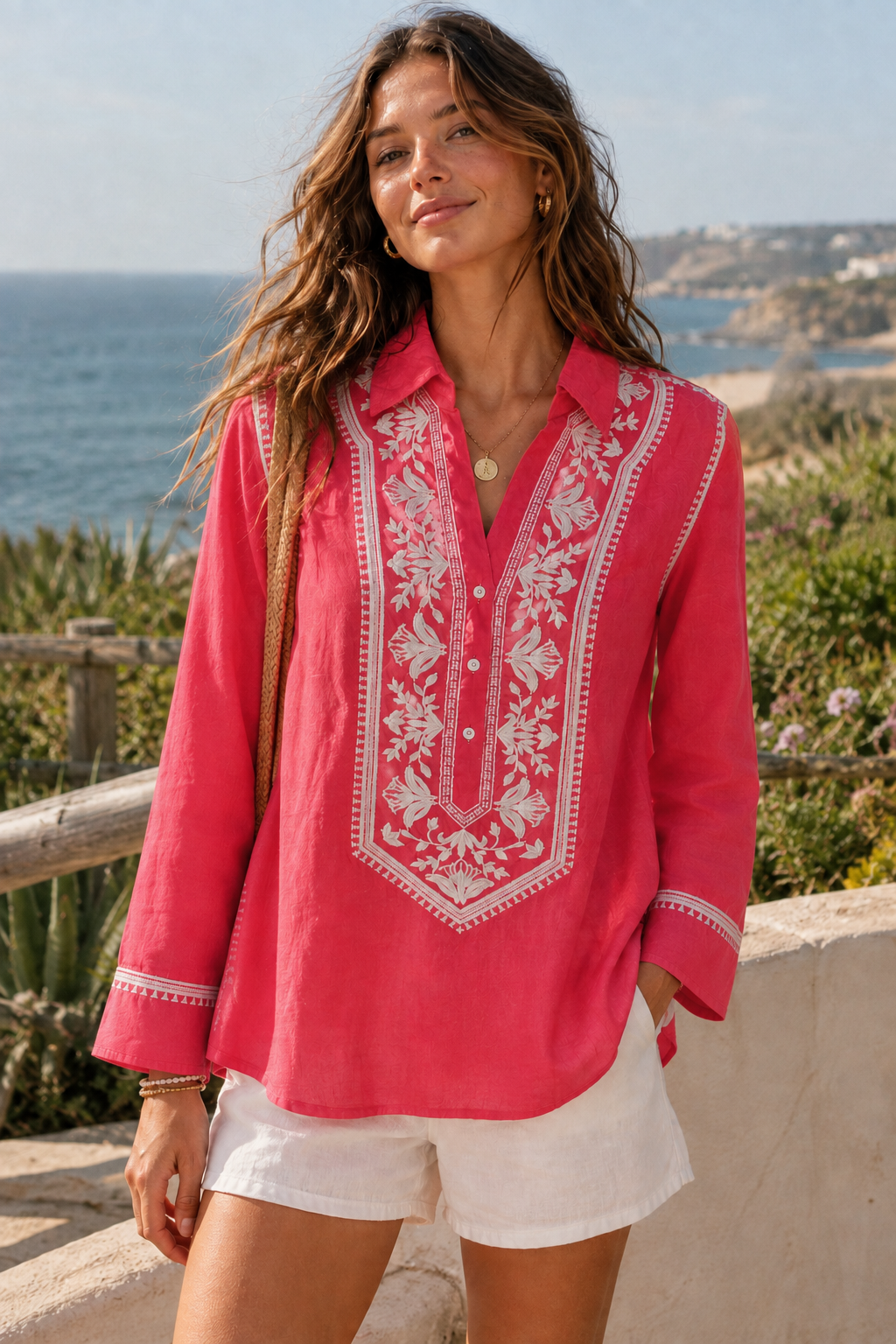 Martinique Embroidered Shirt